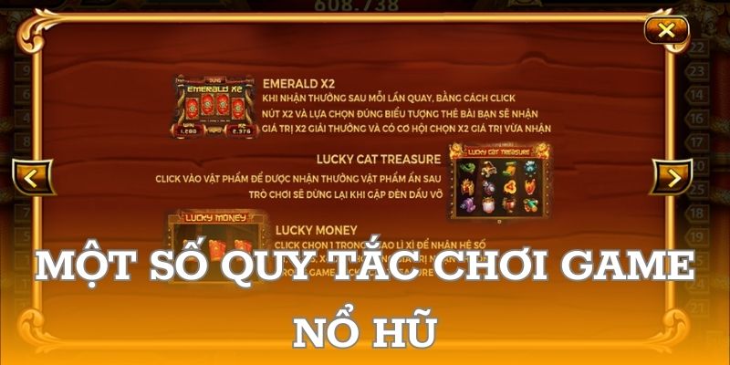 Một số quy tắc chơi game nổ hũ